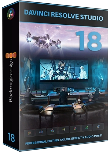 Монтаж и редактирование видео - Blackmagic Design DaVinci Resolve Studio 18.1.4 Build 9 (x64) Portable by 7997
