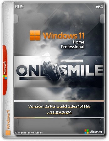 Сборка Windows 11 x64 Русская by OneSmiLe 22631.4169