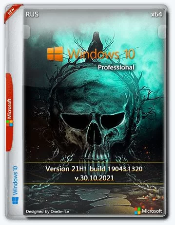 Windows 10 PRO 21H1 x64 Rus by OneSmiLe 19043.1320